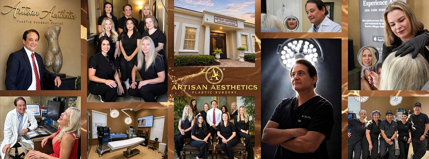 Artisan Aesthetics team at plastic surgery center.